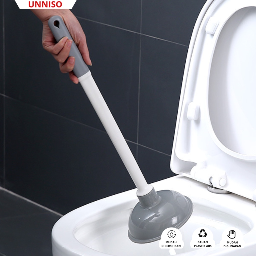UNNISO - Tongkat Penyumbat Pipa Toilet Plunger TP3