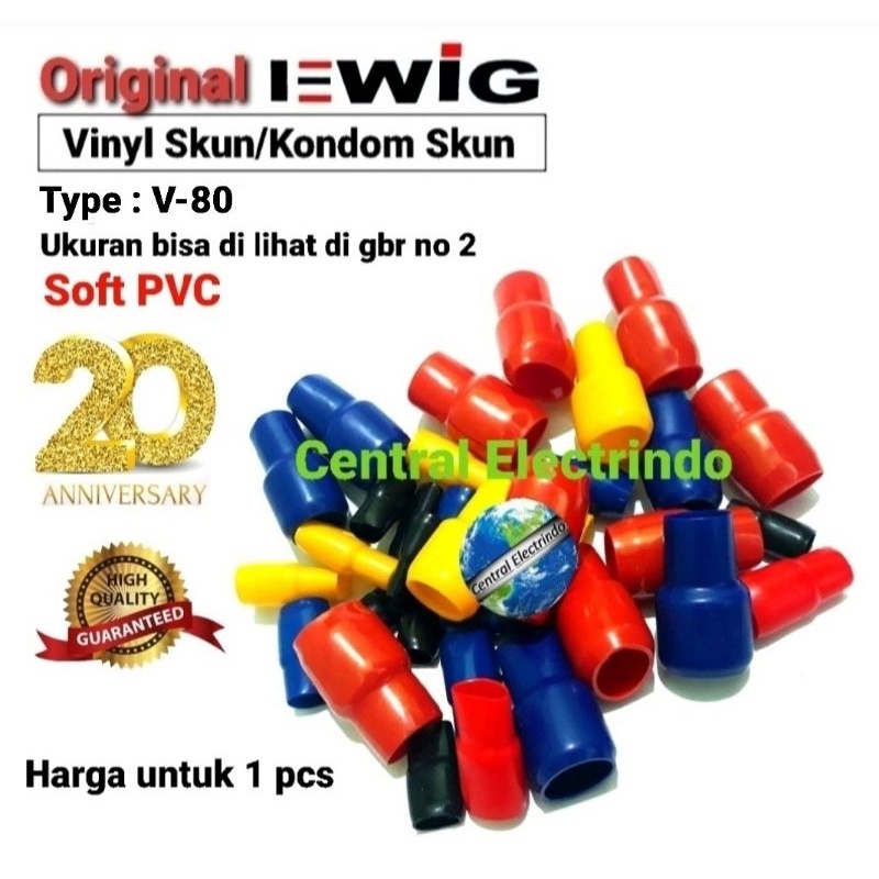 Vinyl Skun Kabel EWIG V-80 Harga per 1pcs.