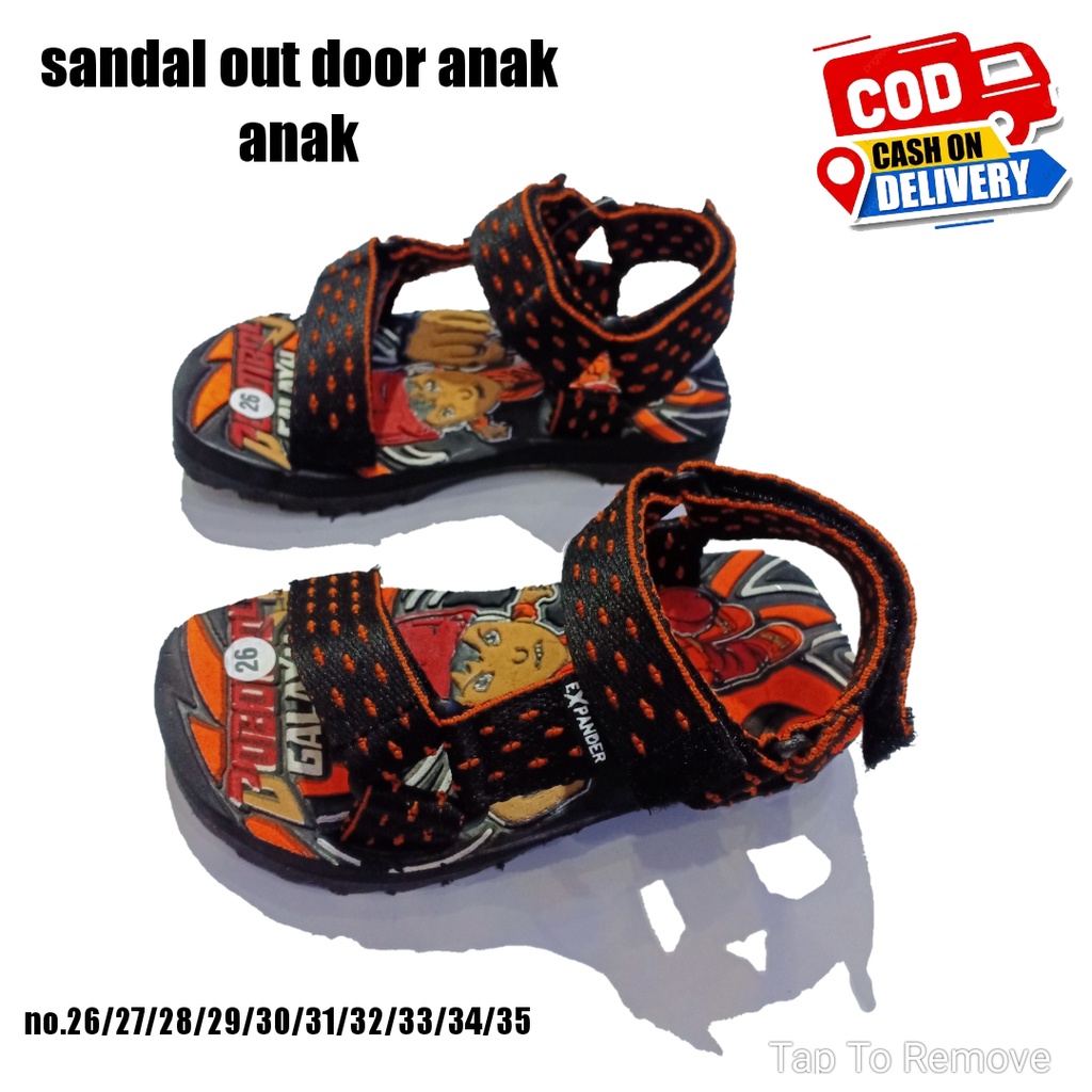 Sandal Boboiboy Sandal Gunung Anak Laki Laki Sandal Anak Laki-laki Sandal Gunung Anak-Anak Laki-laki