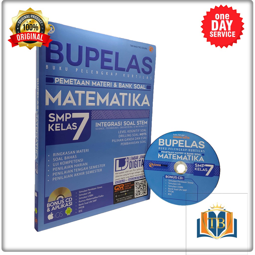 BUKU PELAJARAN SMP: BUPELAS PEMETAAN MATERI BANK SOAL MATEMATIKA SMP KELAS 7