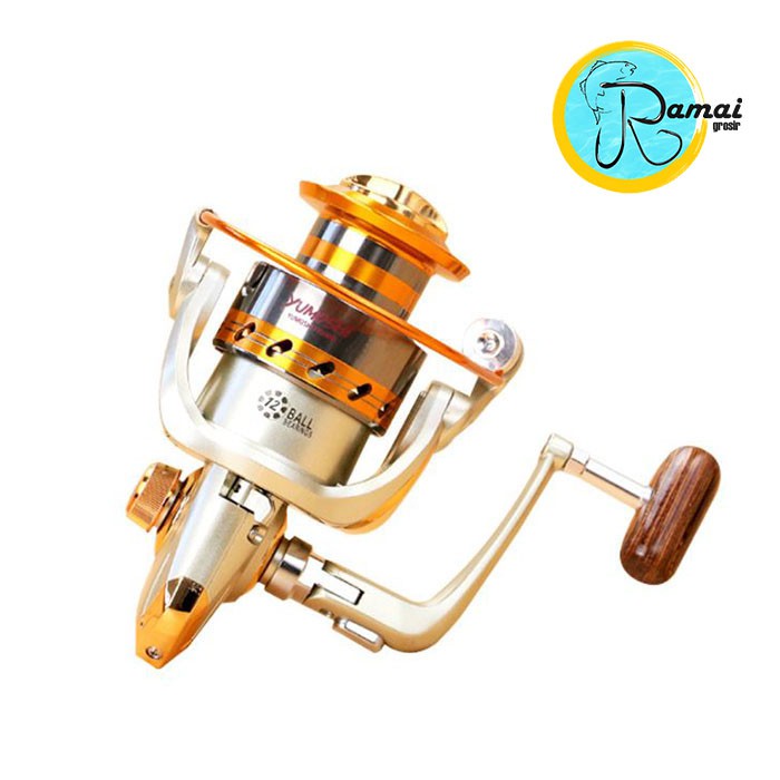 BAYAR DI TEMPAT COD REEL YUMOSHI REELSKING EF3000 EF SERIES SPOOL METAL 12BB