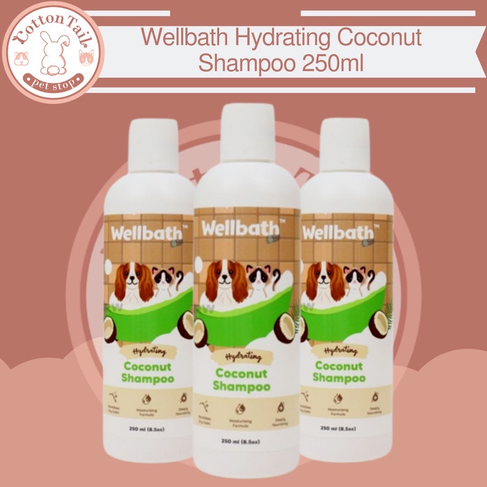 Wellbath Hydrating Coconut Pet Shampoo 250ml SH8300