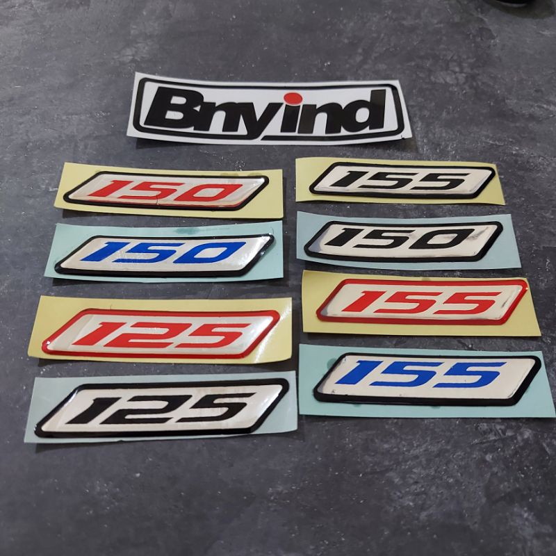 STICKER EMBLEM 125  150  155 TIMBUL