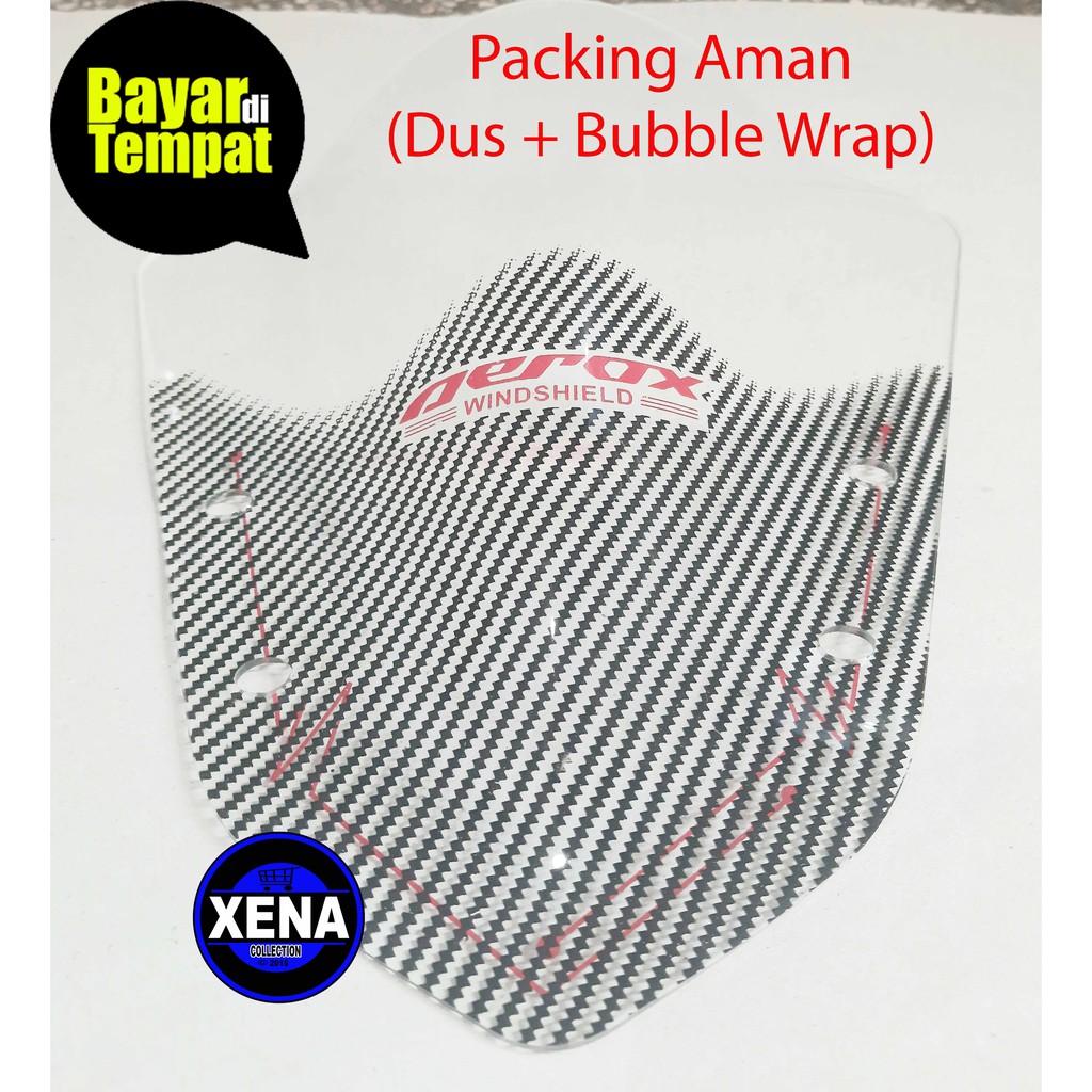 VISOR AEROX 155 CARBON / Visor Windshield Carbon Karbon Yamaha Aerox 155 Jenong Kualitas Best Import / WINDSHIELD WINSIL VISOR YAMAHA AEROX155 - MOTIF LIST KARBON 4.6