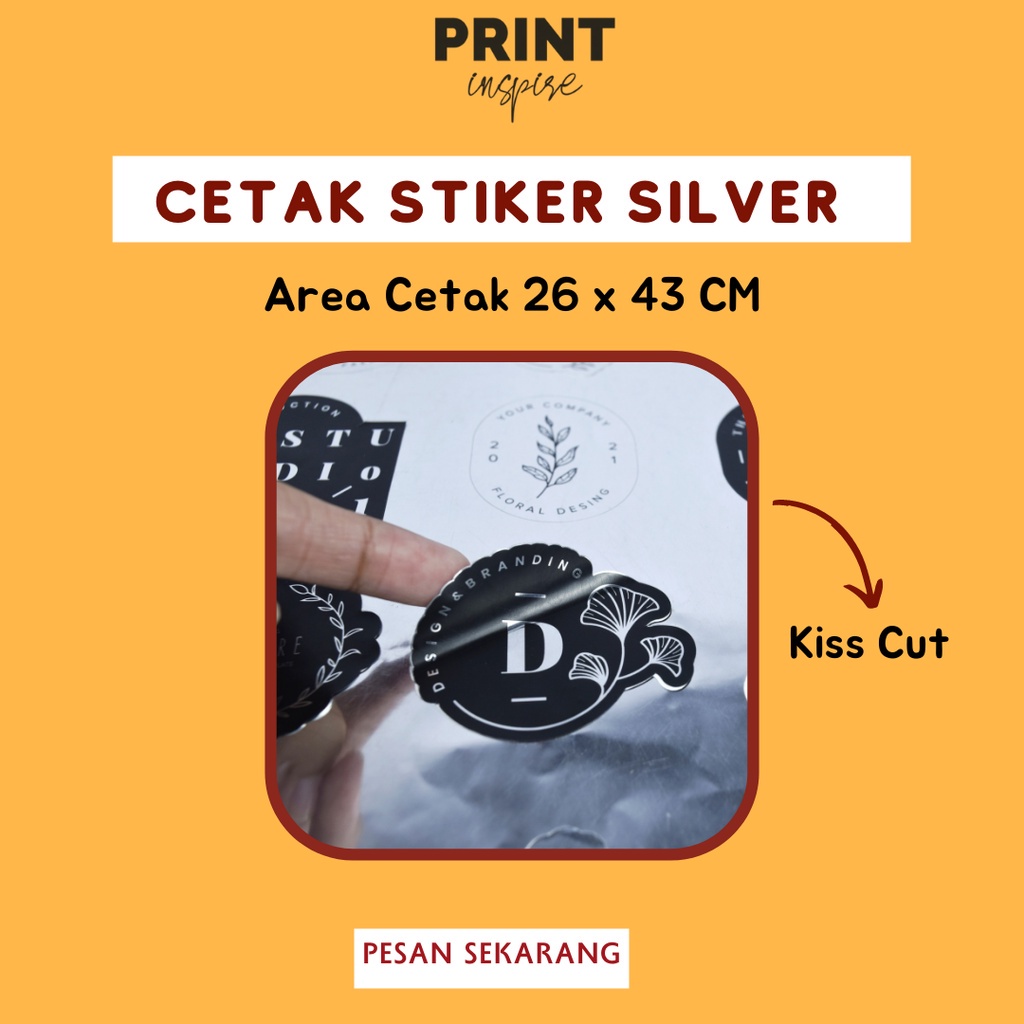 

Stiker Lembar Silver A3/ Label Stiker Silver A3 Kiss Cutting