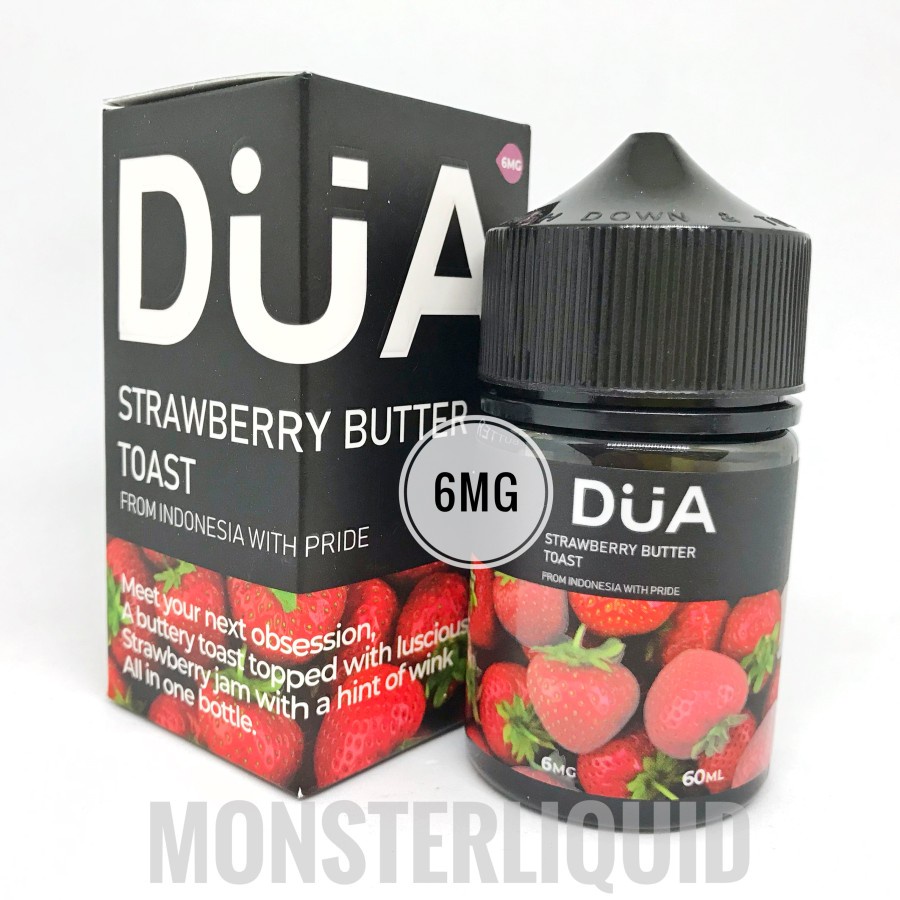 DUA STRAWBERRY BUTTER TOAST BY INDOBREW 6MG 60ML