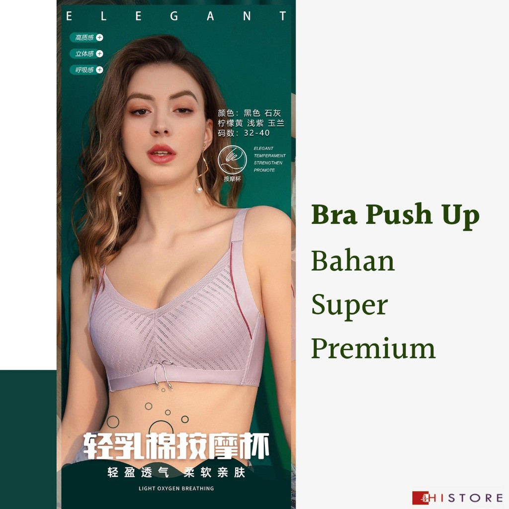 [HI] Bra Push Up Cup 3/4B Pakaian Dalam Wanita BH Sexy Bahan Super Premium 2022