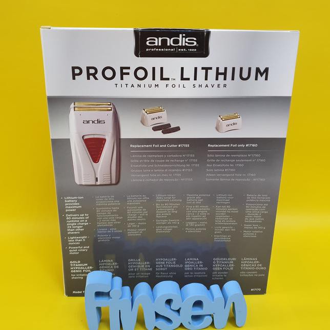 andis shaver profoil lithium alat cukur jenggot andis original - ion