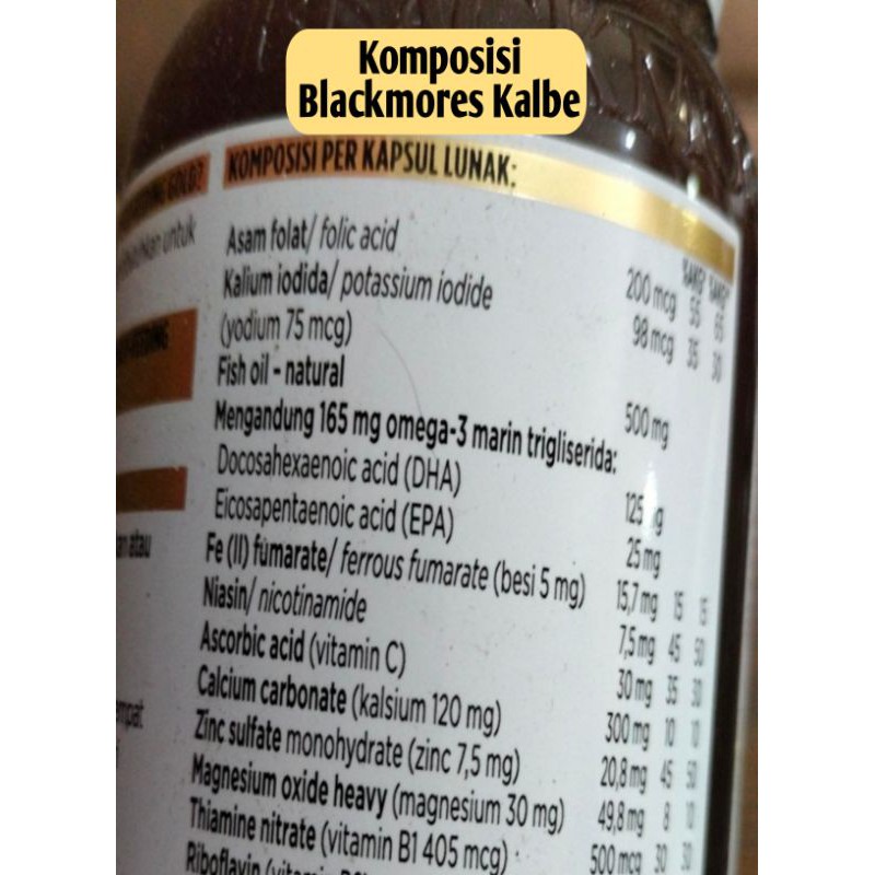 REPACKED BLACKMORES Pregnancy Breastfeeding GOLD | NEW Herbs Of Gold Double Strength