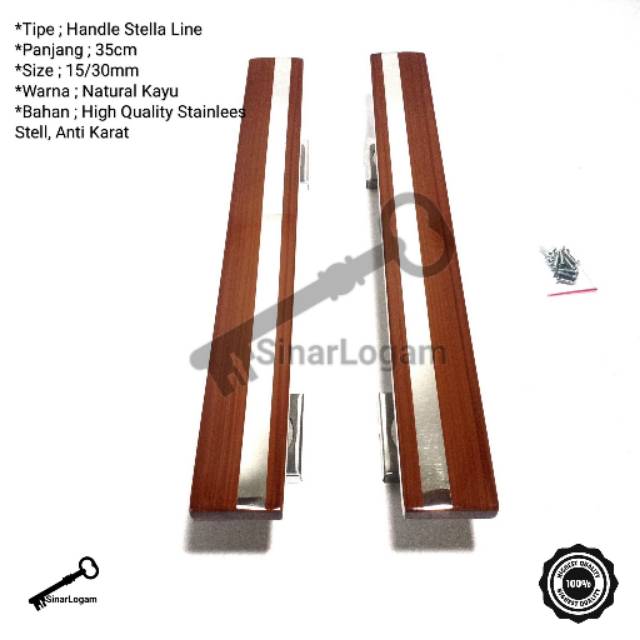 Gagang pintu rumah panjang 35cm / Handle pegangan pintu rumah tarikan pintu minimalis.