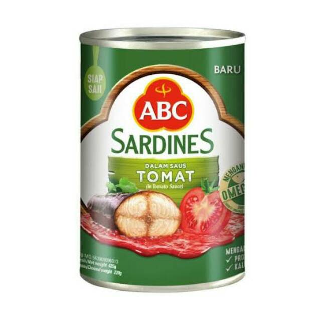 

ABC Sarden Saus Tomat 425gr