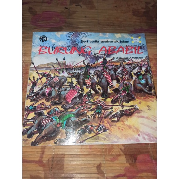 Buku cerita anak muslim - BURUNG ABABIL (preloved)