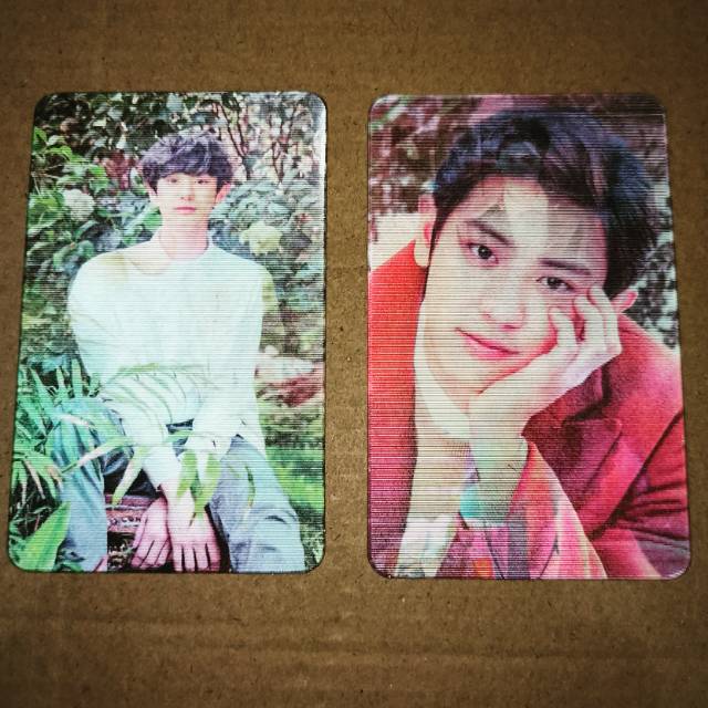 EXO X Nature Republic Lenticular Photocard Chanyeol