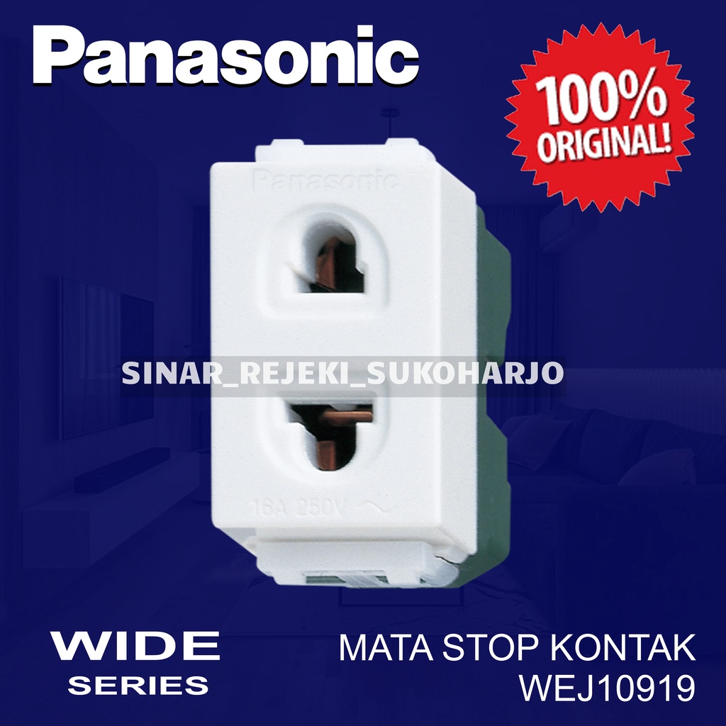 Panasonic Mata Stop Kontak Universal WEJ10919