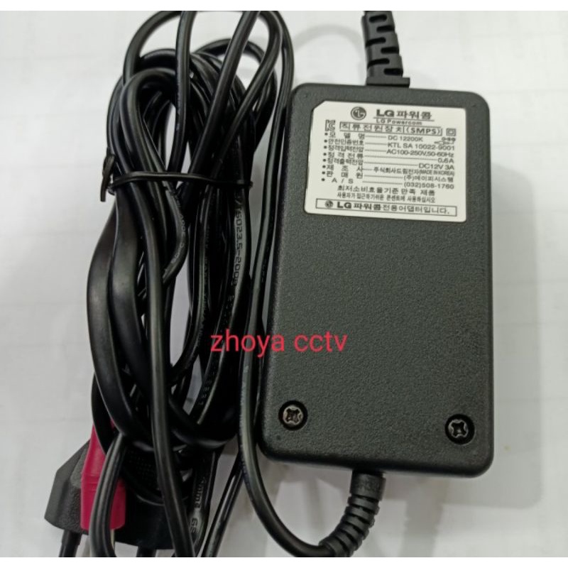 adaptor 3a 12v LG korea