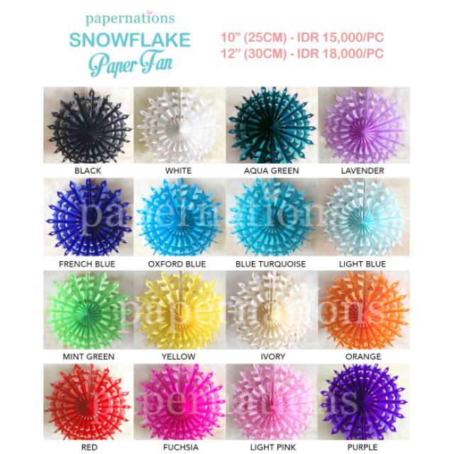 

Snowflake 12" (30cm)