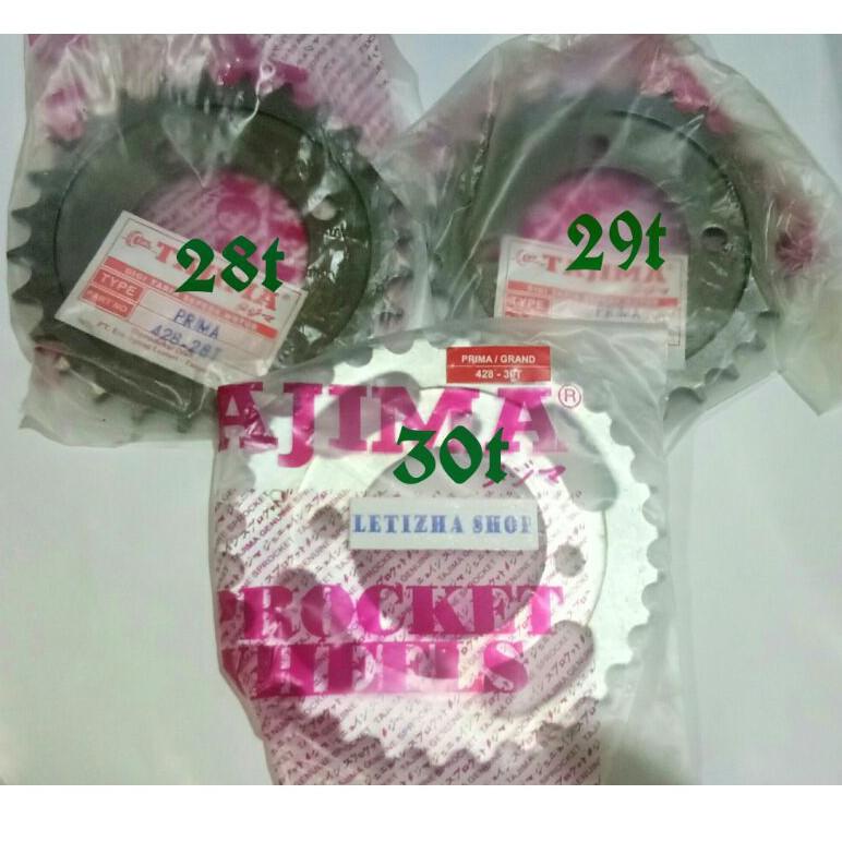 GIR GEAR BELAKANG KECIL  AEA GRAND LEGENDA SUPRA WIN 28,29,30,31,32,33t tajima 8Z4