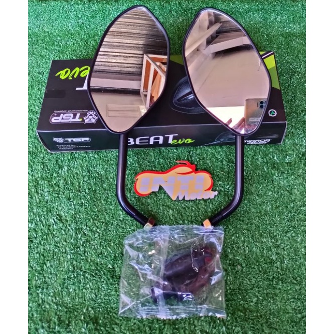 Spion Beat evo TGP 1 SET KIRI KANAN DUDUKAN HONDA Kaca Sepion merk TGP spionn motor Beat karbu spion