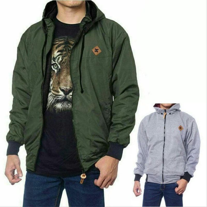 JAKET BOLAK BALIK 2in1 DC SIZE M L XL.