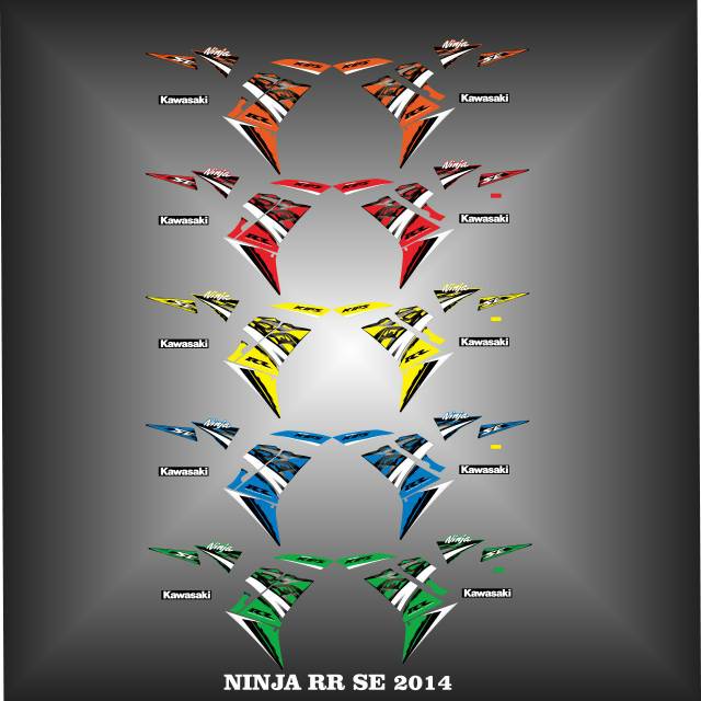 STIKER NINJA RR NEW 2014 SE