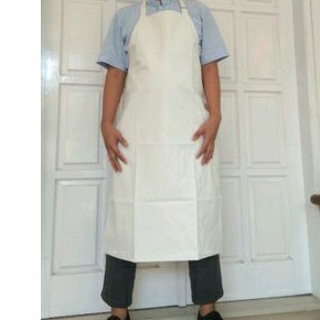 Apron Masak Cuci Piring Celemek PVC Anti Air Waterproof steward steam barista kepster terlaris murah 110cm