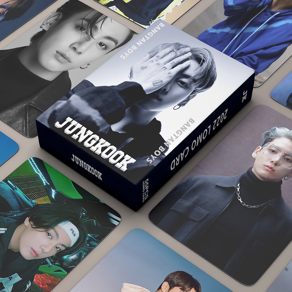 54pcs / set Kartu LOMO Foto JUNGKOOK 2022 Untuk Koleksi