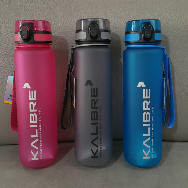 Kalibre 994319 Botol Minum Plastik 1000 ml Tumbler Botol Minum Tritan BPA Free Bottle 1 liter