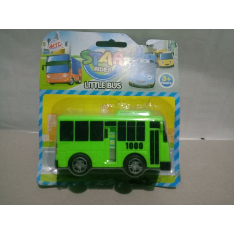 1PCS MAINAN MOBIL BIS TAYO MINI PINTU BISA KEBUKA