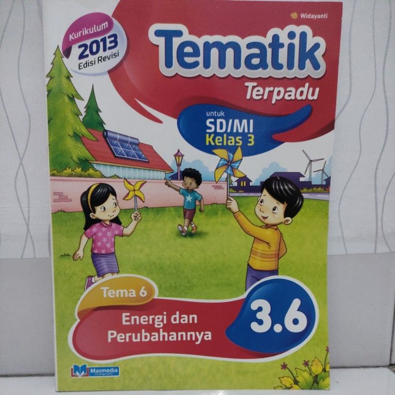tematik terpadu kelas 3. kurikulum 2013 edisi revisi. tema 6 energi dan perubahannya 3.6 masmedia