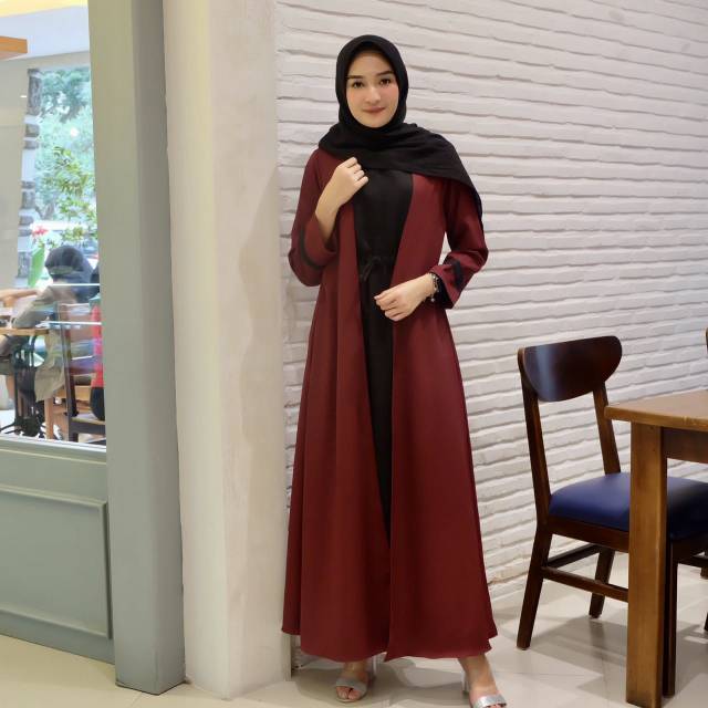 YASMIN DRESS / DRESS TWO TONE / GAMIS DUA WARNA / GAMIS TWO TONE / GAMIS MURAH