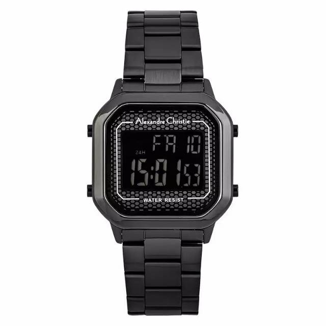 Alexandre Christie AC 9226 LH Digital Original Wanita [Full Black]