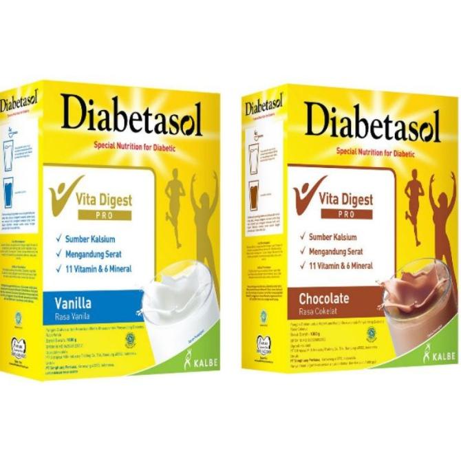 

BISA BAYAR DITEMPAT DIABETASOL 1000 GR SUSU DIABETES 1 KG VANILLA COKLAT TERMURAH - Coklat + Gelas