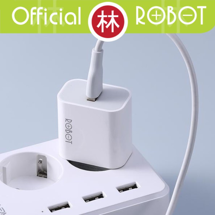 Robot RT-K8 10W 2A Small &amp; Portable Charger - 1 Kotak 10 Pcs