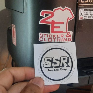 Stiker Dop Velg SSR
