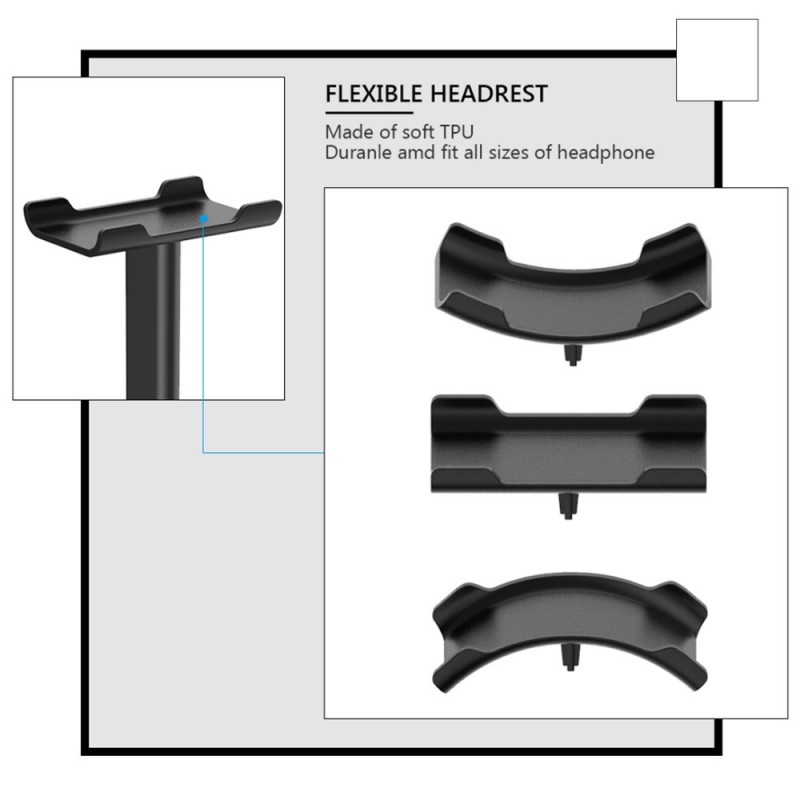 Gantungan Headphone Universal Dudukan Bracket Stand Hanger Organizer