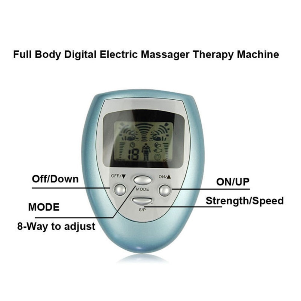 Alat terapi pijat akupunktur / alat terapi akupuntur elektrik digital terapi listrik Alat Pijat Elektrik Slimming Body Electrode Health Care - Y-1018 / Ems Massage Tens Machine Physiotherapy Acupuncture Body Muscle Massager Electric Digital Therapy