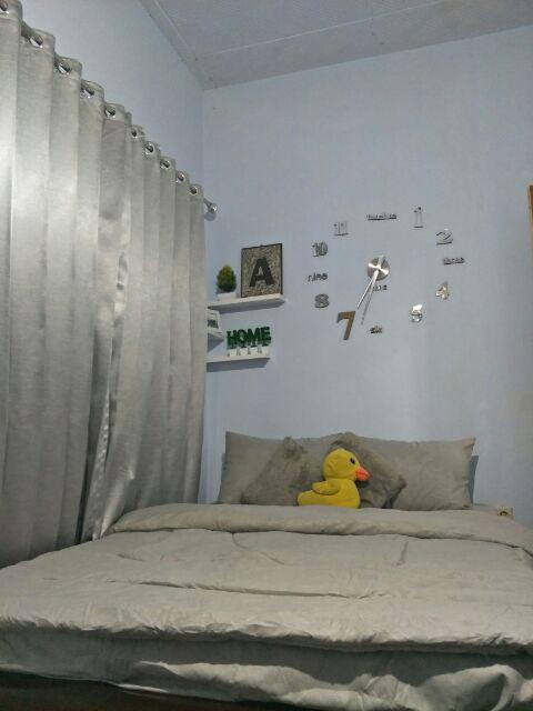 Bedcover Set Fata Jacguard Polos Emboss Silver 180x200 & 160x200