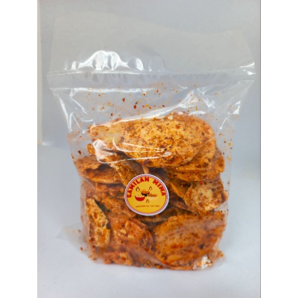 

Keripik Basreng Pedas Daun Jeruk Dan Original Kemasan 200 Gram