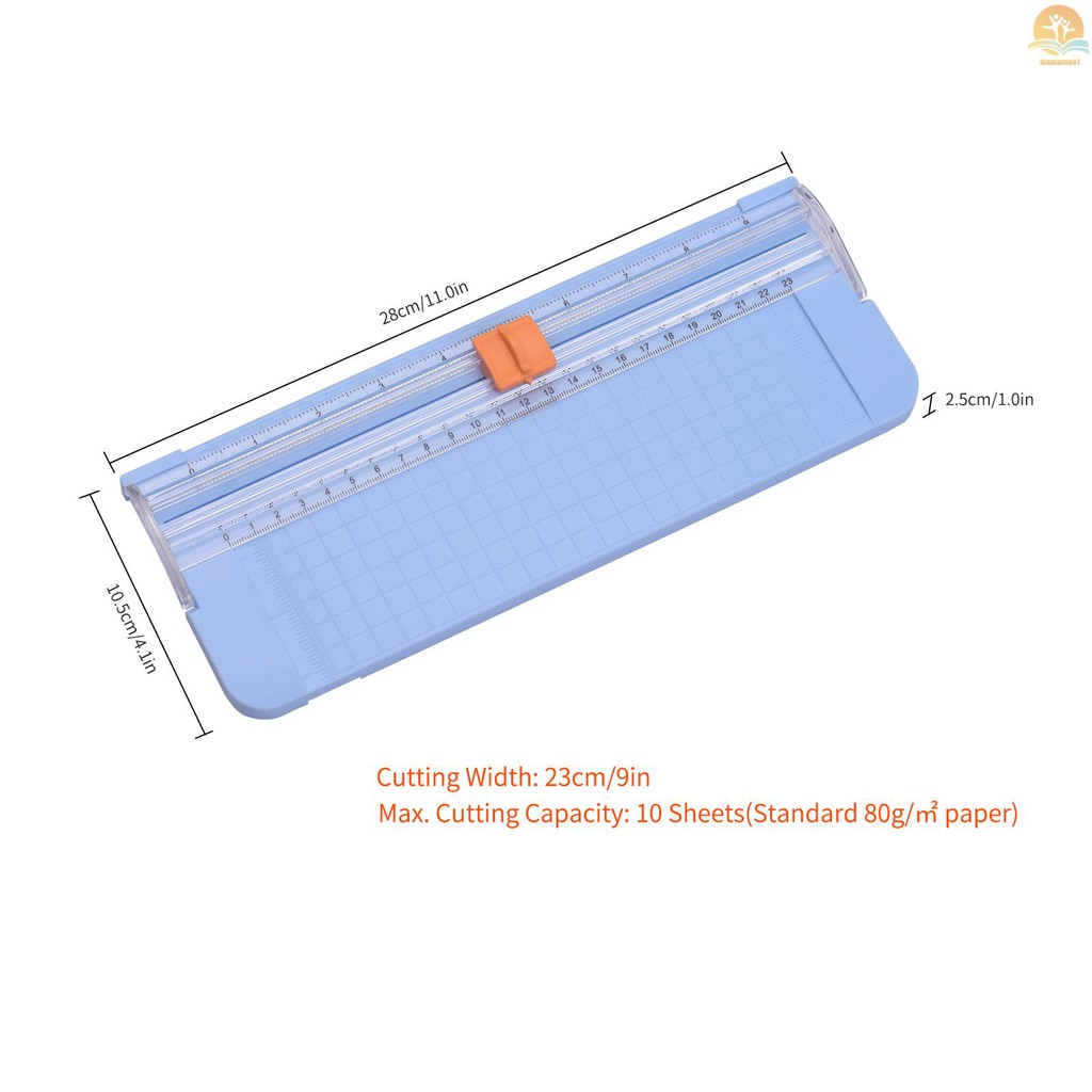 Jielisi Mesin Pemotong Kertas A5 Mini Portable Panjang 9 &quot;Untuk Craft / Scrapbook / Foto