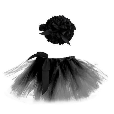 Newborn Photography Properties - Black Tutu Skirt Costume