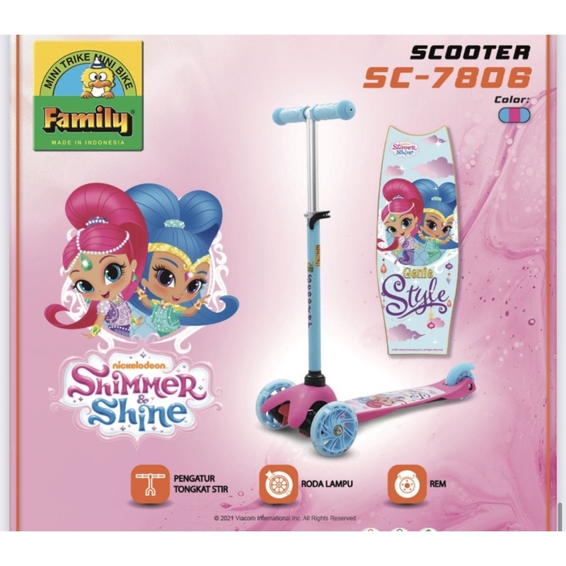 Scooter otoped anak Roda3 Family 7806