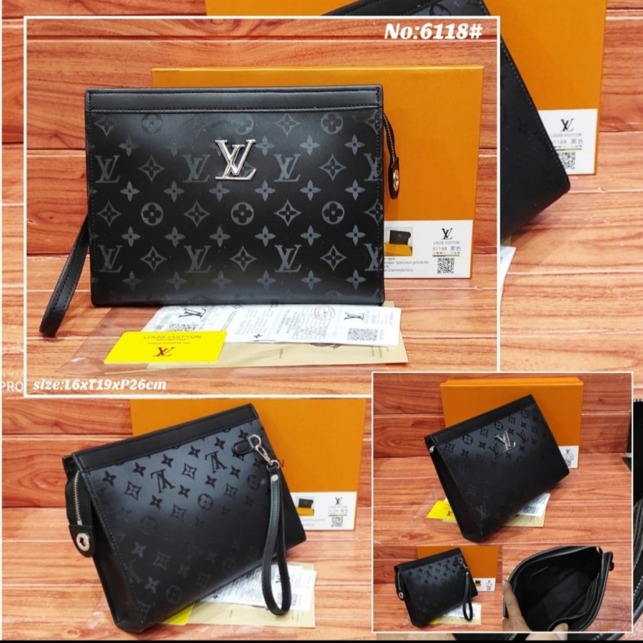 Hand bag LV pria wanita - clutch Lv Voyage