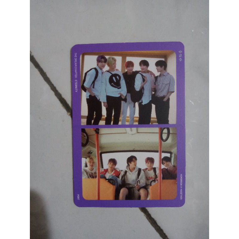 PC OFFICIAL PHOTOCARD TXT ETERNITY "PORT" OT 5