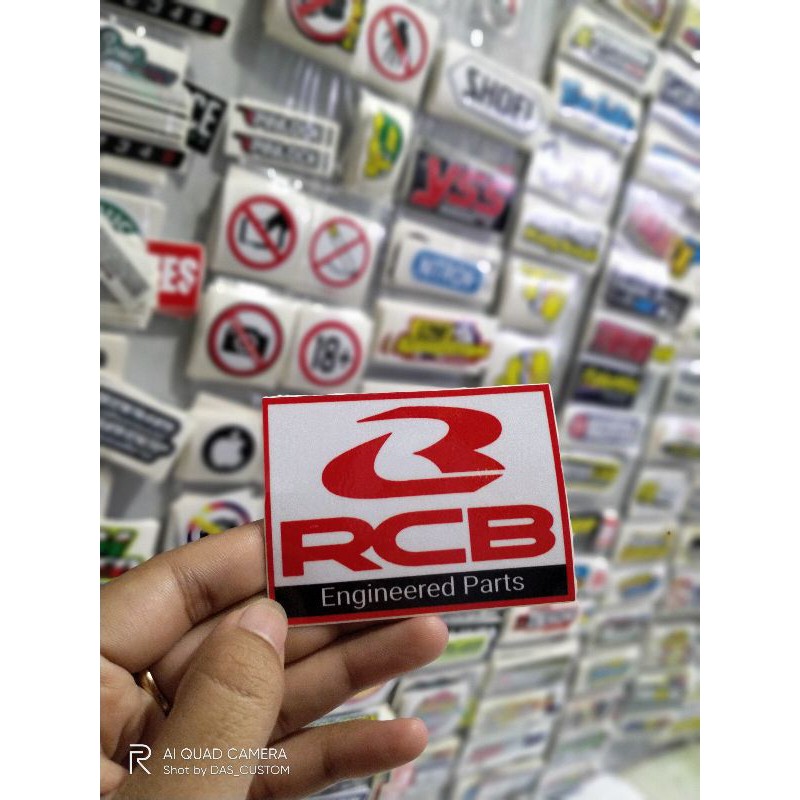 Sticker printing RCB Minim pembelian produk harus 20rb