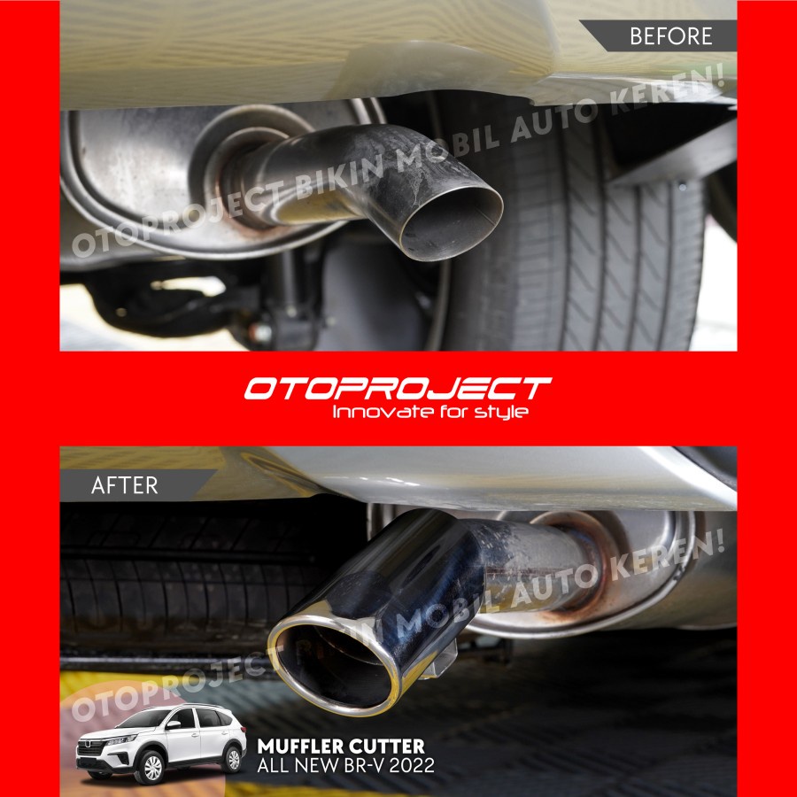 Otoprojet Muffler Cutter Buntut Knalpot All New Brv 2022