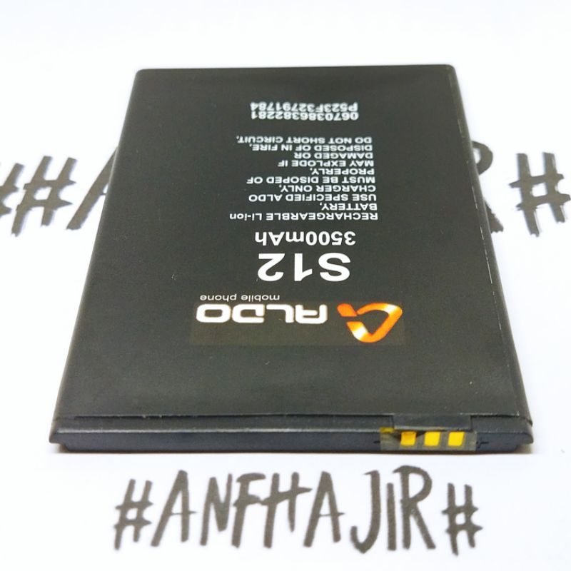 BATRE BATREI ALDO S12 GALAXY RAM 4 RAM 6 BATRAI BATERAI ALDO S 12  (3500 mAh) ORIGINAL BATTERY HANDP