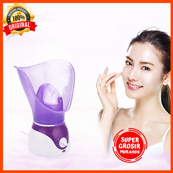 Humidifier Air Facial Steamer SPA Perawatan Wajah CkeyiN - Purple