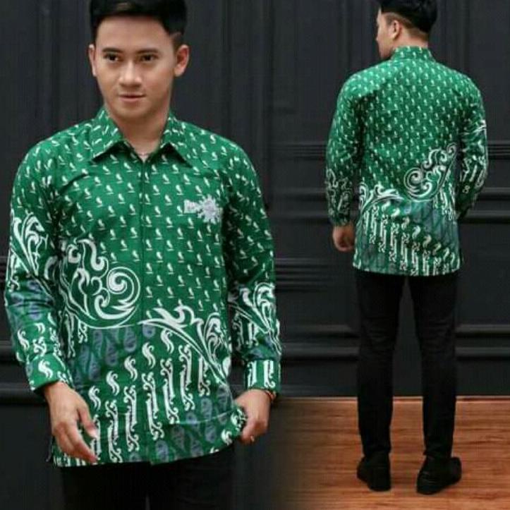 Telah Hadir.. BATIK NU MOTIF TERBARU (NU ANSOR BANSER) BATIK NU  KEMEJA BATIK ANSOR