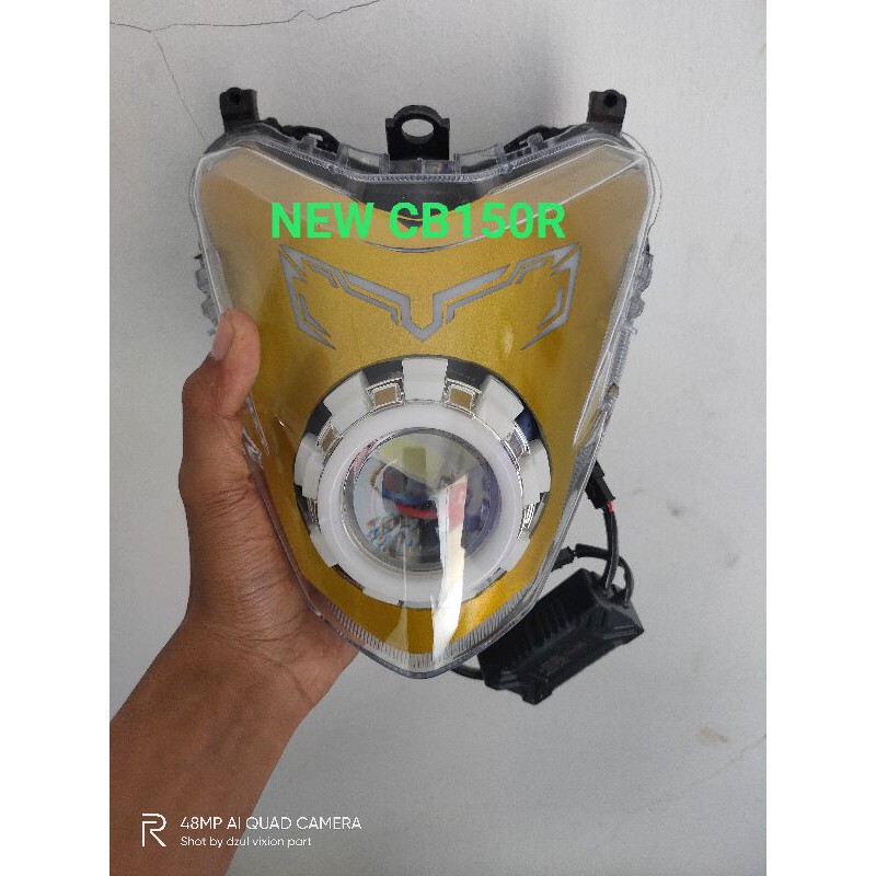 lampu depan new cb150r/reflektor new cb150r/projie new cb150r/headlamp custom new cb150r