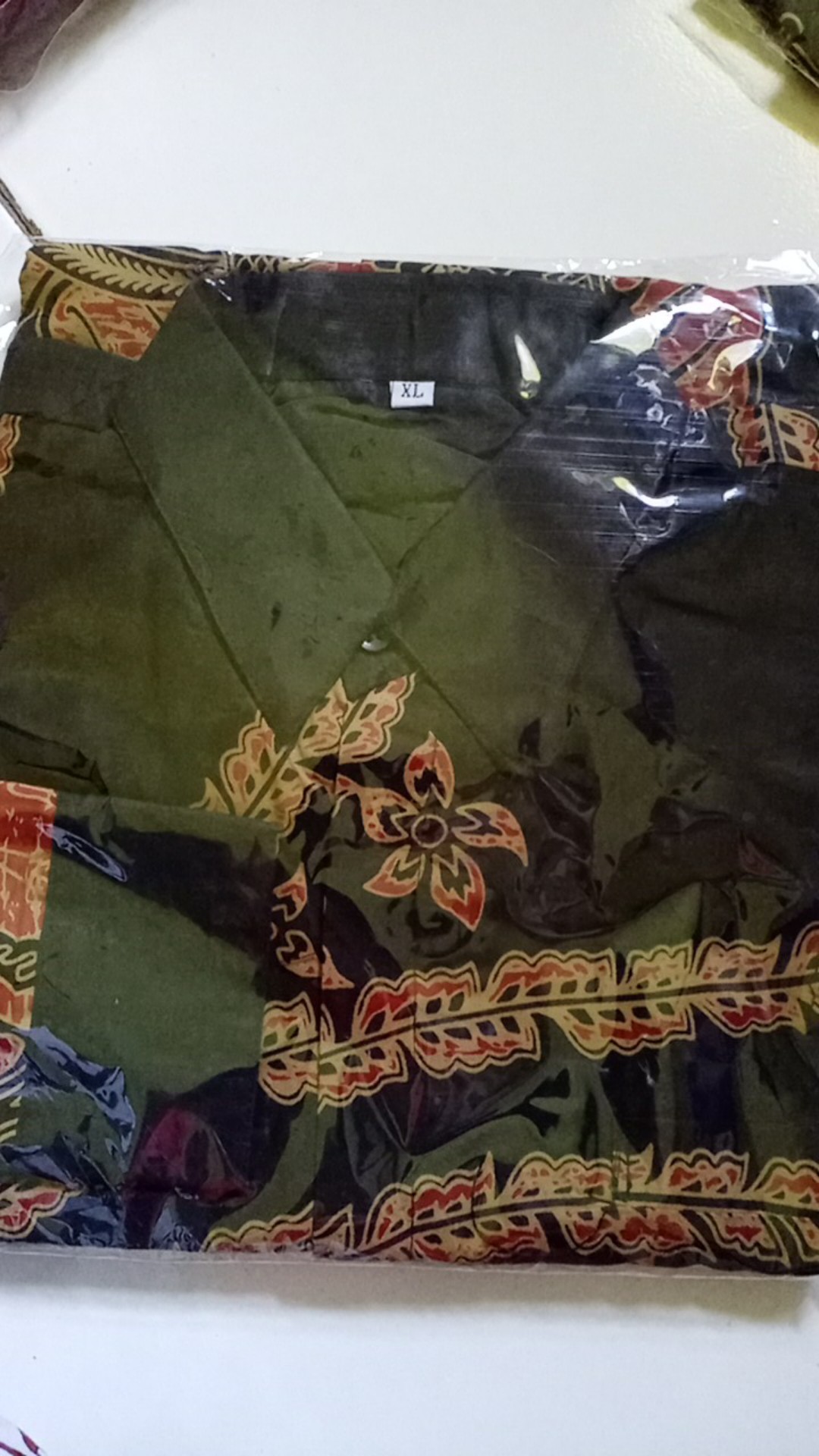 Proboseto Kuning Pendek Kemeja Batik Pria Full Furing Bahan Katun Cabut Primisima